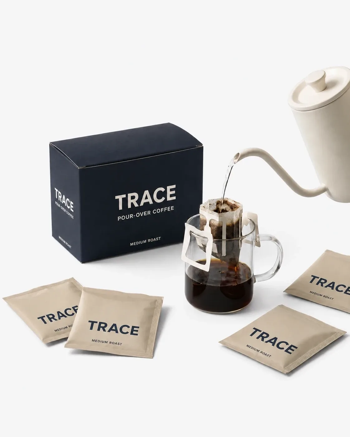 Pour-over drip coffee bags