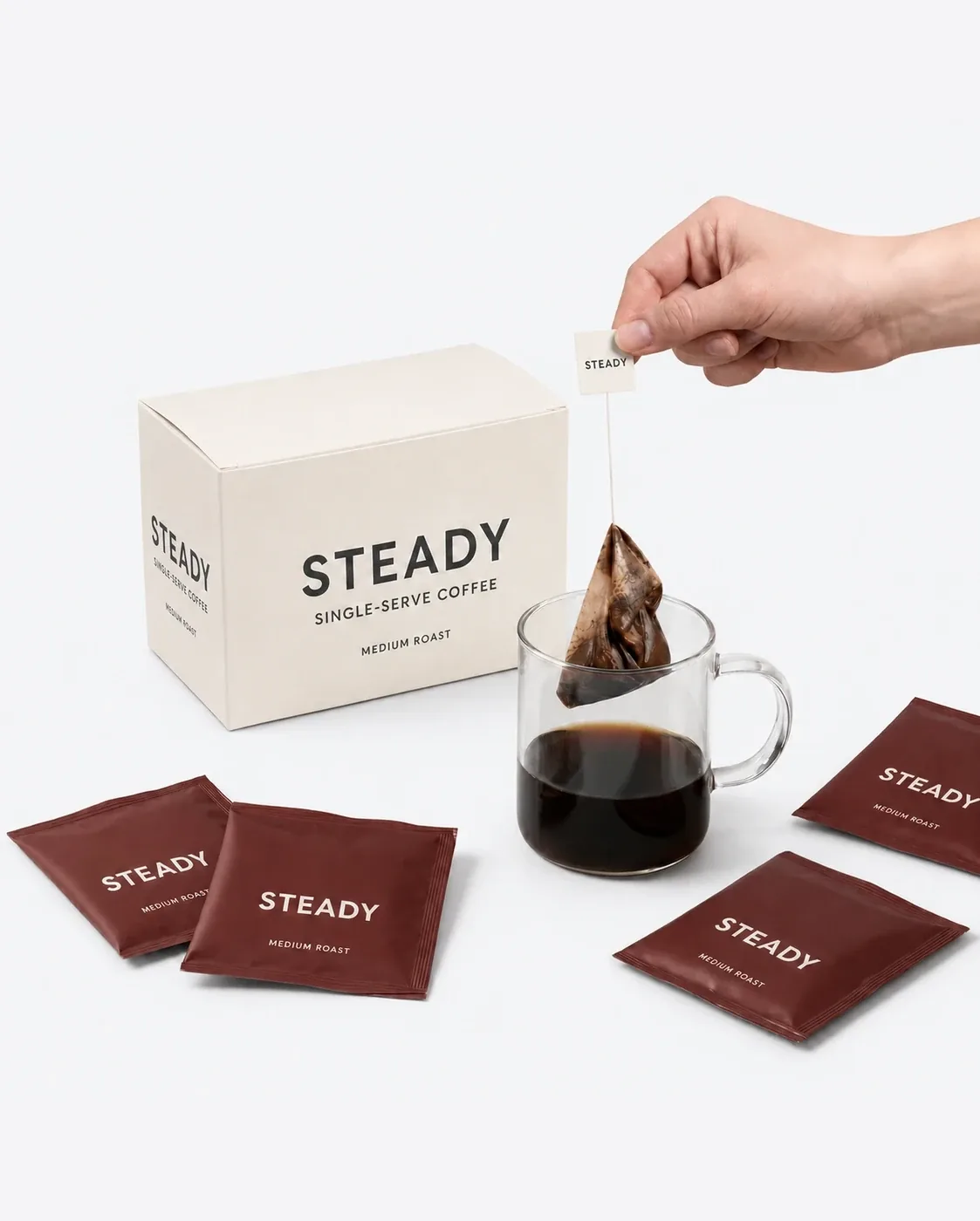 Single serve coffee bags