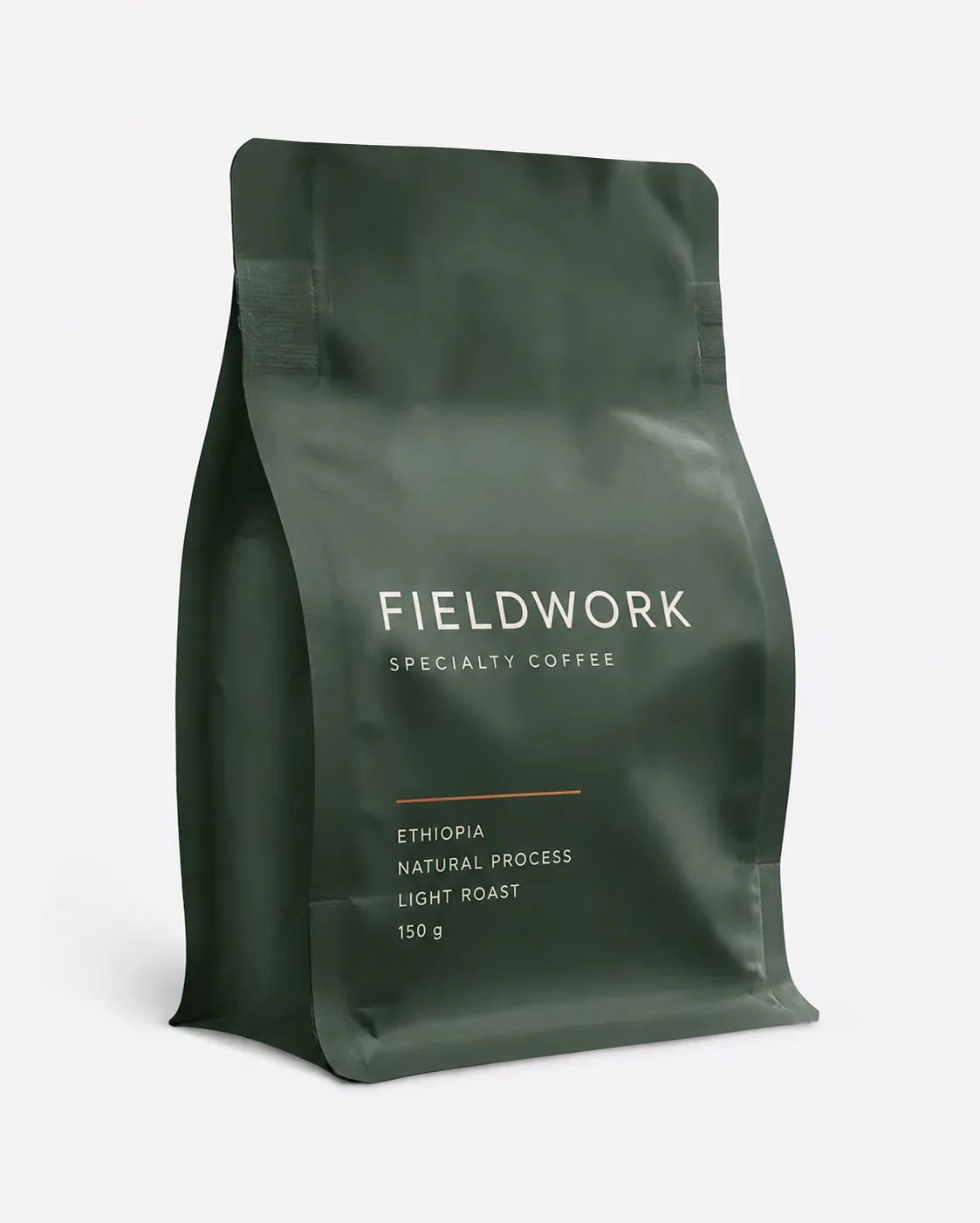 Bag of whole and ground coffee